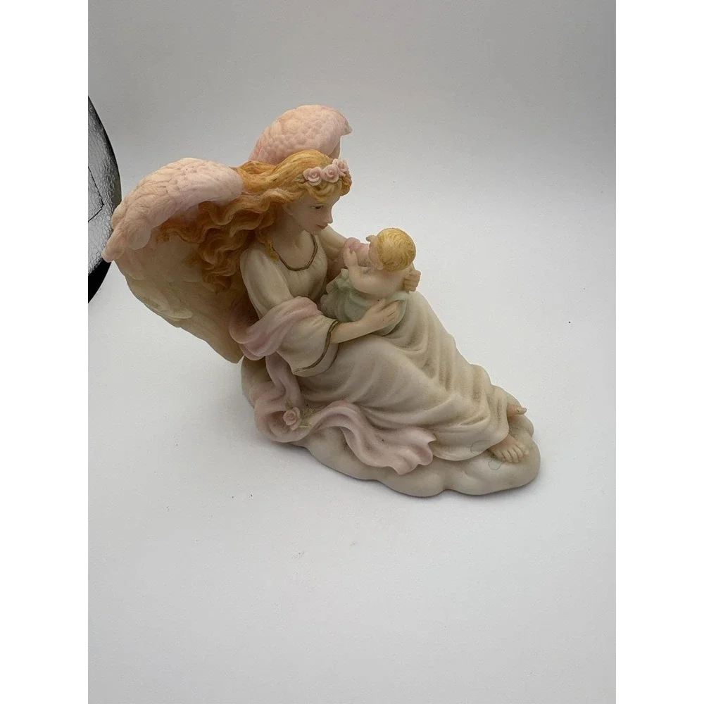 Roman Seraphim Classics RACHEL CHILDREN'S JOY angel and baby figurine 78047 1996